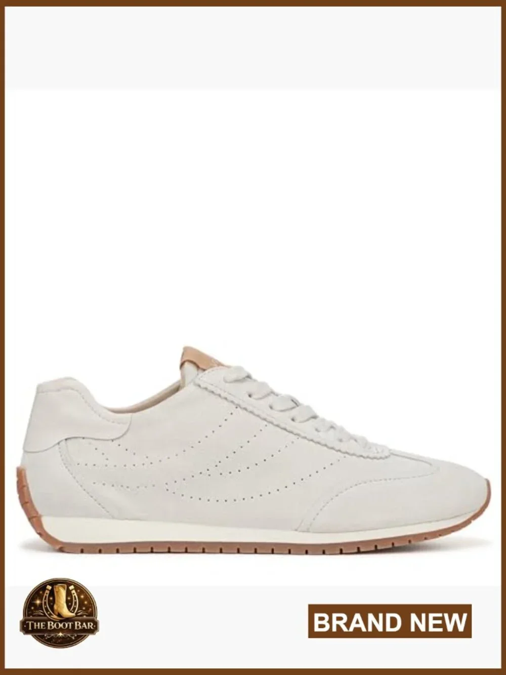 Womens Suede Lace-Up Sneakers Retro Runner Size 8.5